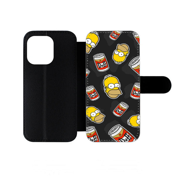 The Simpsons Homer Duff iPhone Wallet Case