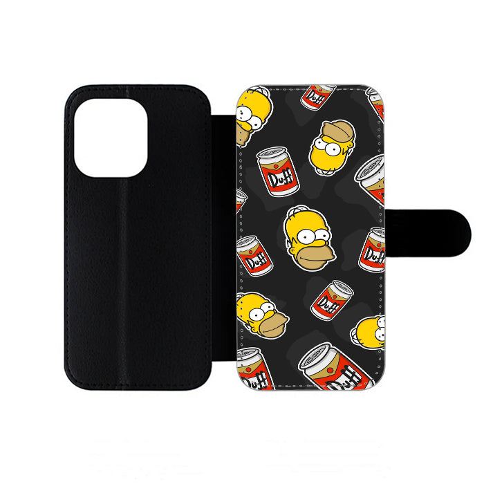 The Simpsons Homer Duff iPhone Wallet Case