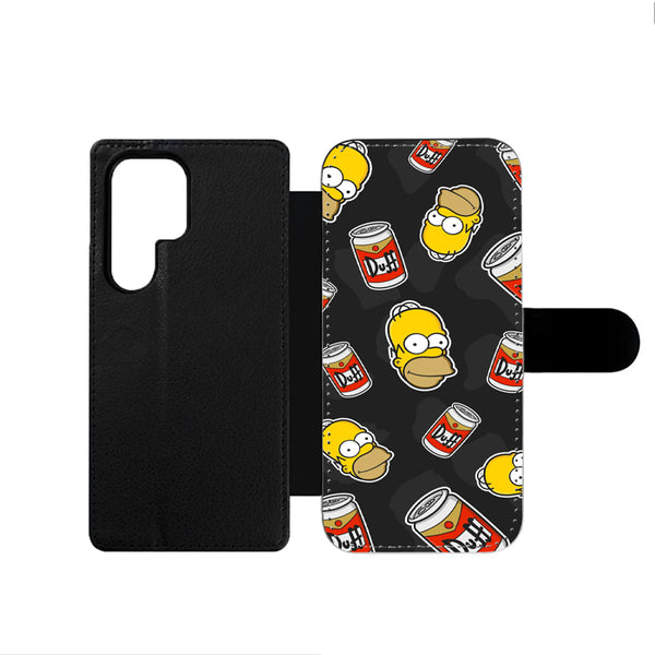 The Simpsons Homer Duff Samsung Wallet Case