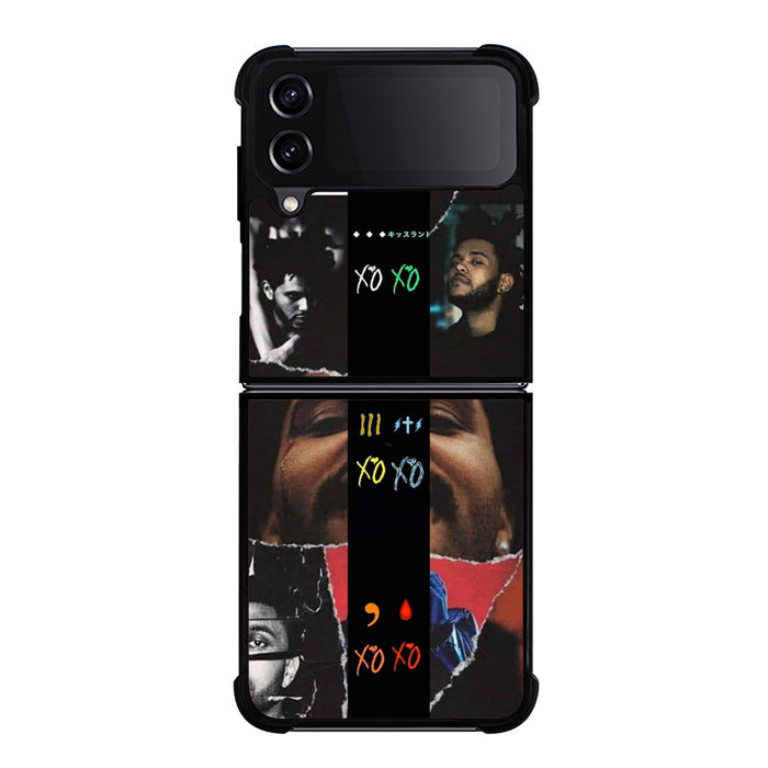 The Weeknd Xo Collage Samsung Z Flip 4 Case