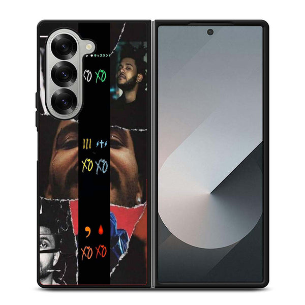 The Weeknd Xo Collage Samsung Z Fold Case