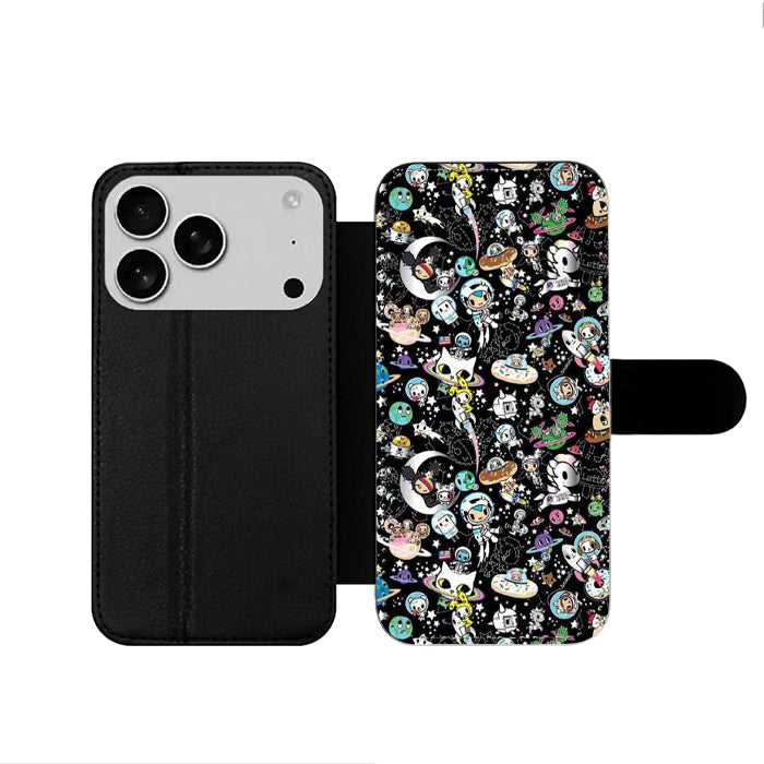 Tokidoki Cartoon Collage iPhone 17 Wallet Case