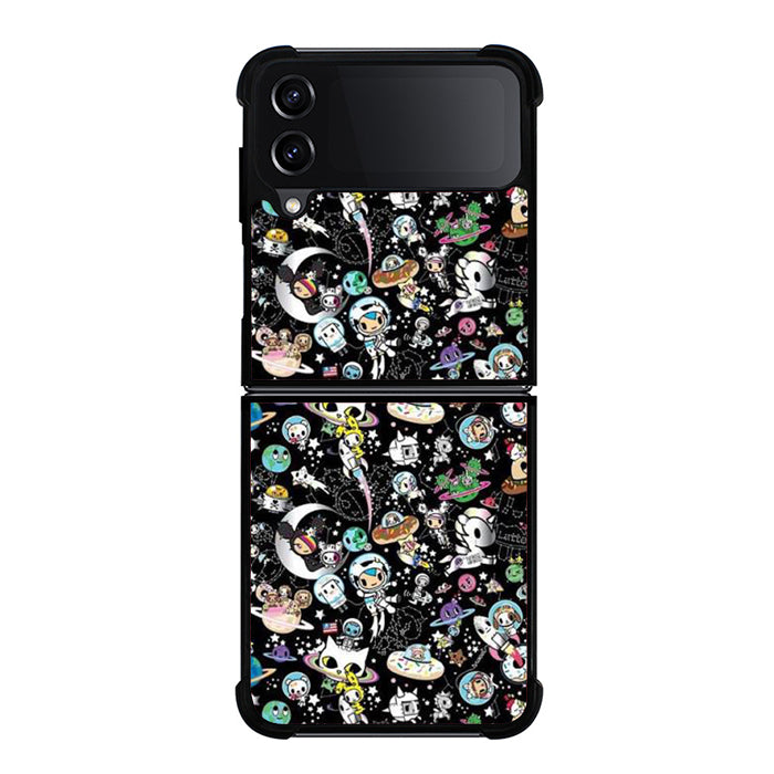 Tokidoki Cartoon Collage Samsung Z Flip Case