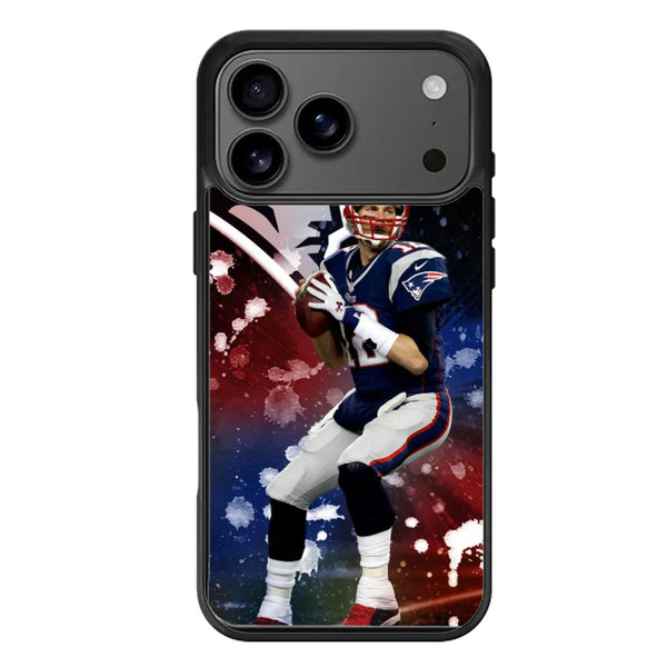 Tom Brady Nfl Artwork iPhone 17 Case