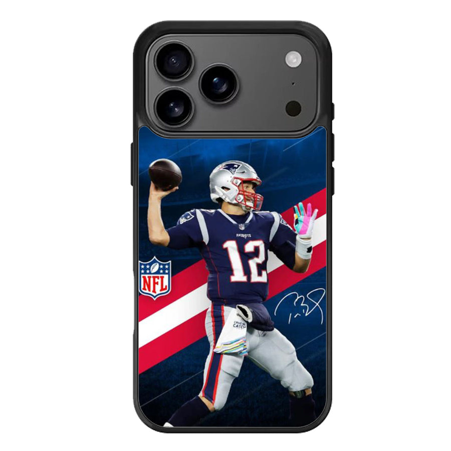 Tom Brady Nfl Signature iPhone 17 Case
