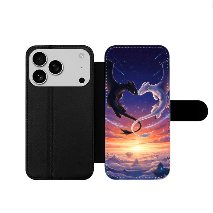Toothless Dragon Furry iPhone 17 Wallet Case