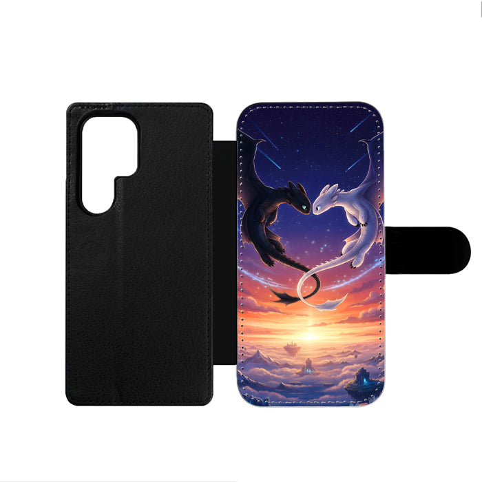Toothless Dragon Furry Samsung Wallet Case