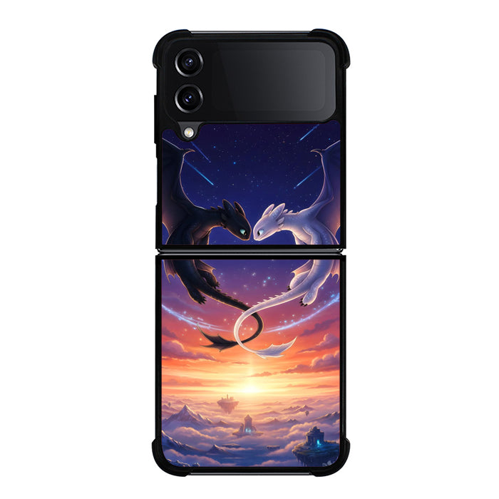 Toothless Dragon Furry Samsung Z Flip Case