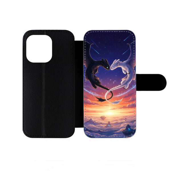Toothless Dragon Furry iPhone Wallet Case