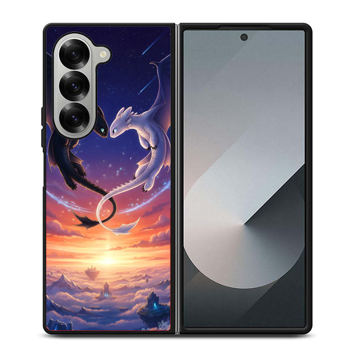 Toothless Dragon Furry Samsung Z Fold 6 Case
