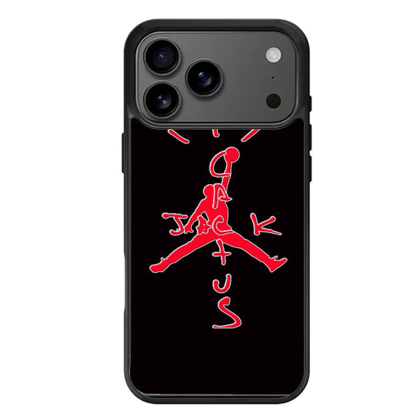 Travis Scott Jack Cactus X Jordan Red iPhone 17 Case