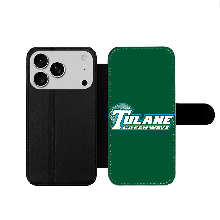 Tulane University Logo iPhone 17 Wallet Case