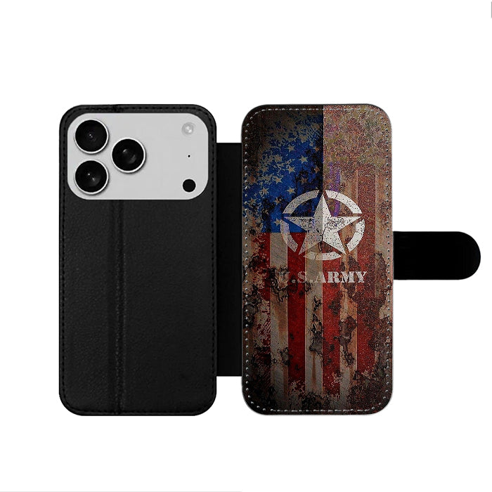 Us Amry Flag iPhone 17 Wallet Case
