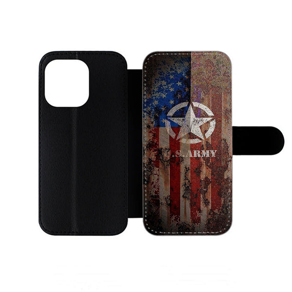 Us Amry Flag iPhone Wallet Case
