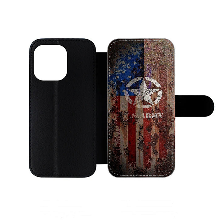 Us Amry Flag iPhone Wallet Case