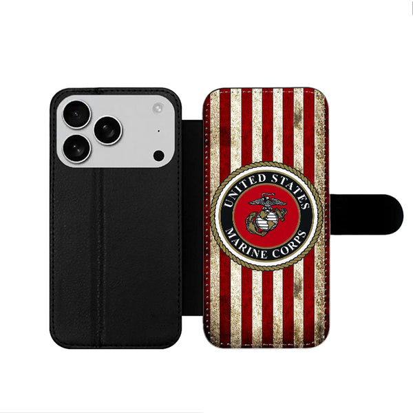 Us Marine Coprs iPhone 17 Wallet Case