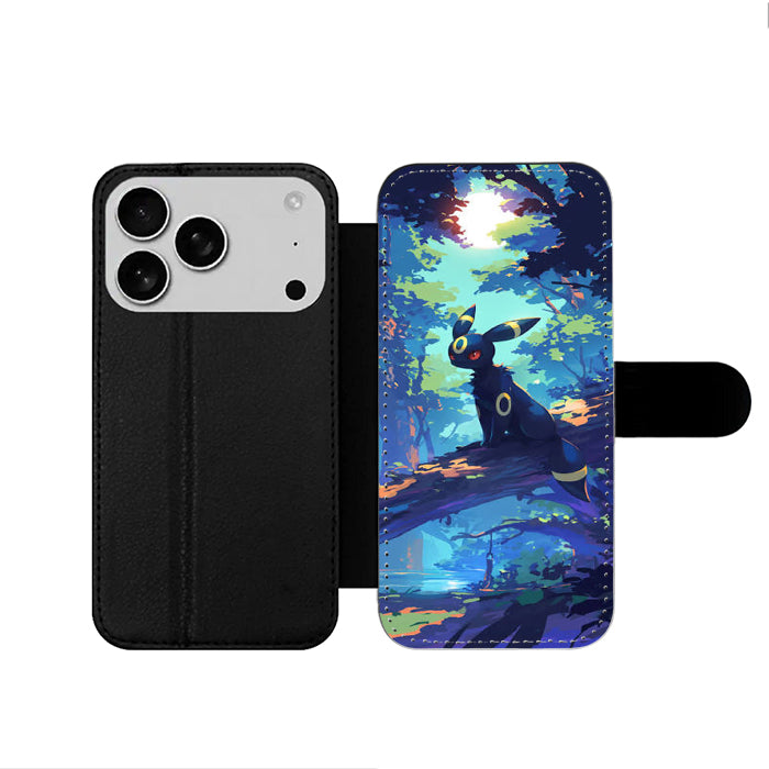 Umbreon Shiny Pokemon iPhone 17 Wallet Case