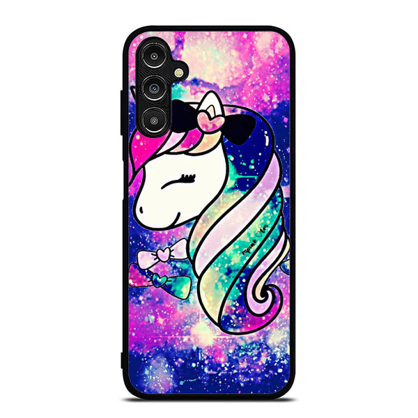 Unicorn Horse Glitter Samsung A14 Case