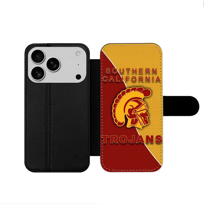 Usc Trojans Football Logo iPhone 17 Wallet Case