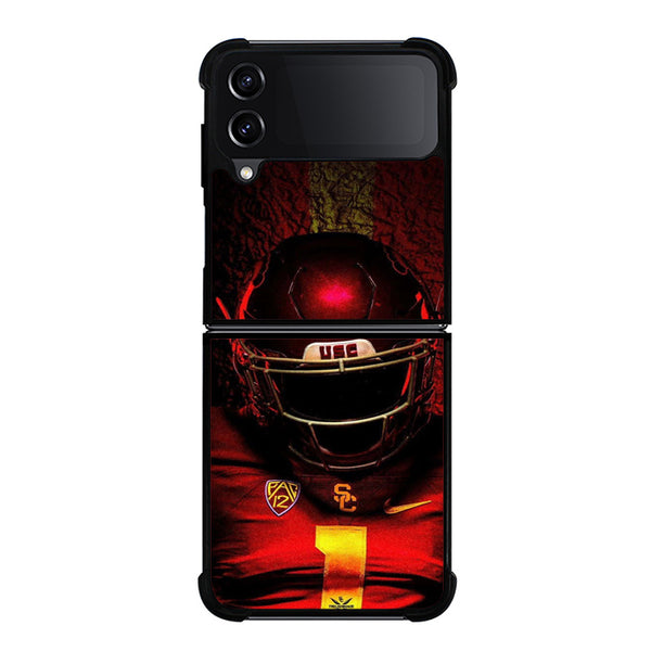 Usc Trojans Helmet Samsung Z Flip 4 Case