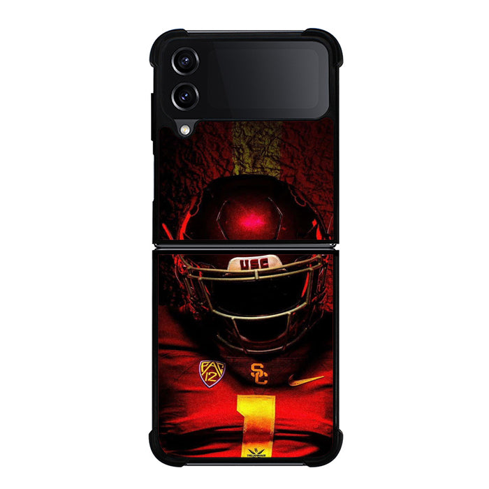 Usc Trojans Helmet Samsung Z Flip Case