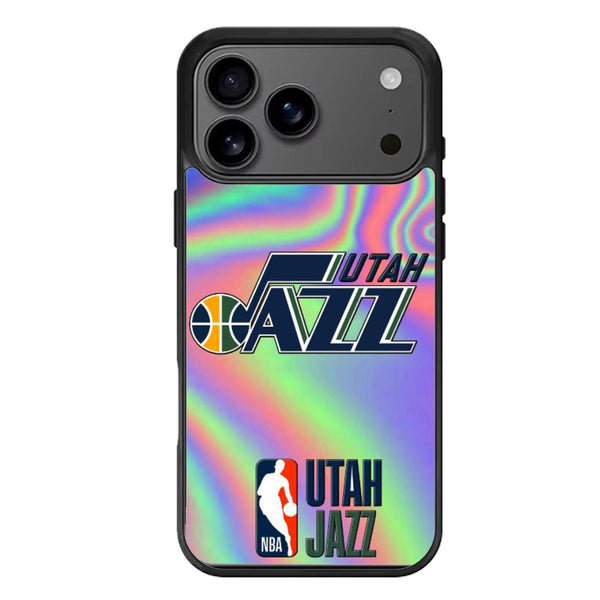 Utah Jazz Holographic iPhone 17 Case