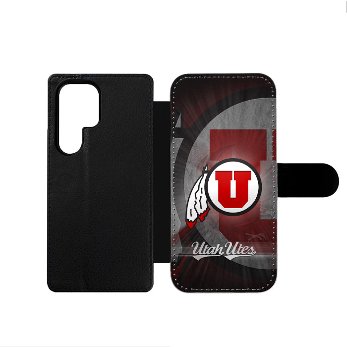 Utah Utes Football Logo Samsung Wallet Case