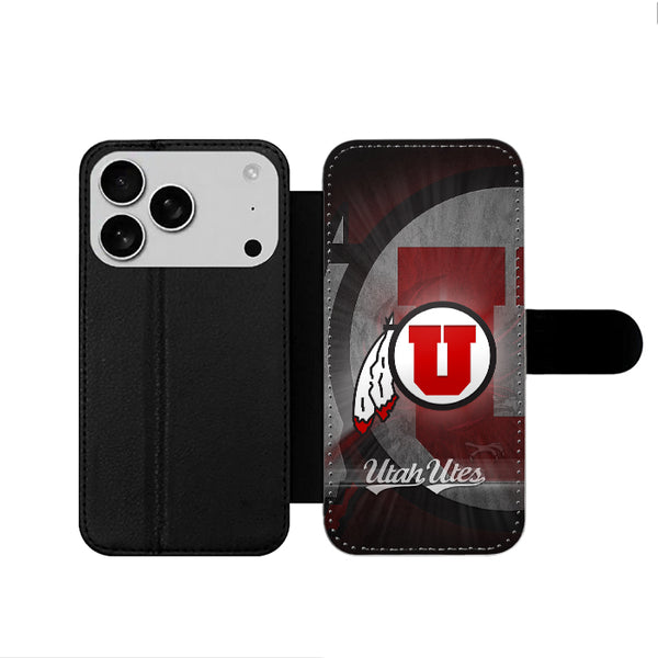 Utah Utes Football Logo iPhone 17 Wallet Case