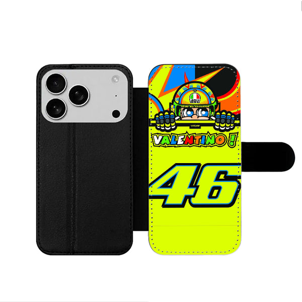 Valentino 46 The Doctor iPhone 17 Wallet Case