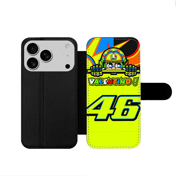 Valentino 46 The Doctor iPhone 17 Wallet Case