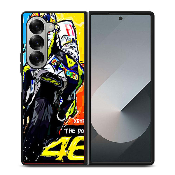 Valentino Rossi 46 Moto Gp Samsung Z Fold 6 Case