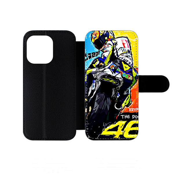Valentino Rossi 46 Moto Gp iPhone Wallet Case