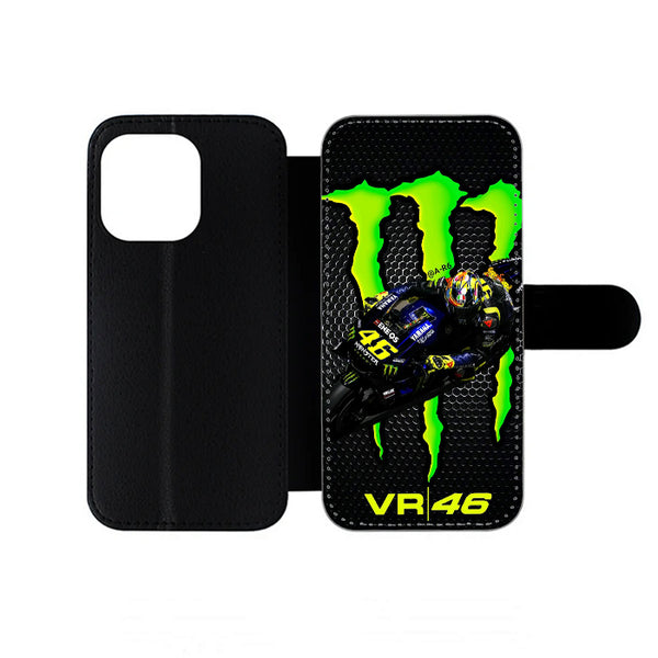 Valentino Rossi Vr46 Monster Energy iPhone Wallet Case