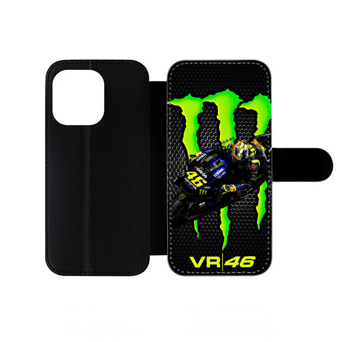 Valentino Rossi Vr46 Monster Energy iPhone Wallet Case