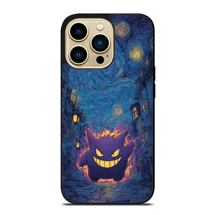 Van Gogh Gengar Pokemon iPhone 15 Case