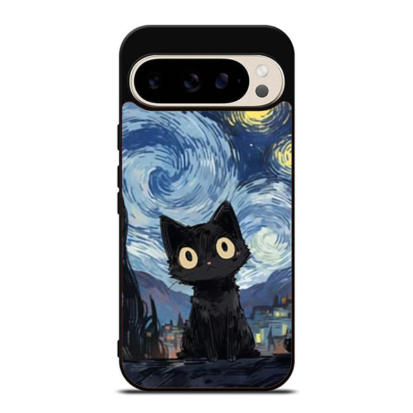Van Googh Cat Meme Google Pixel 9 Case