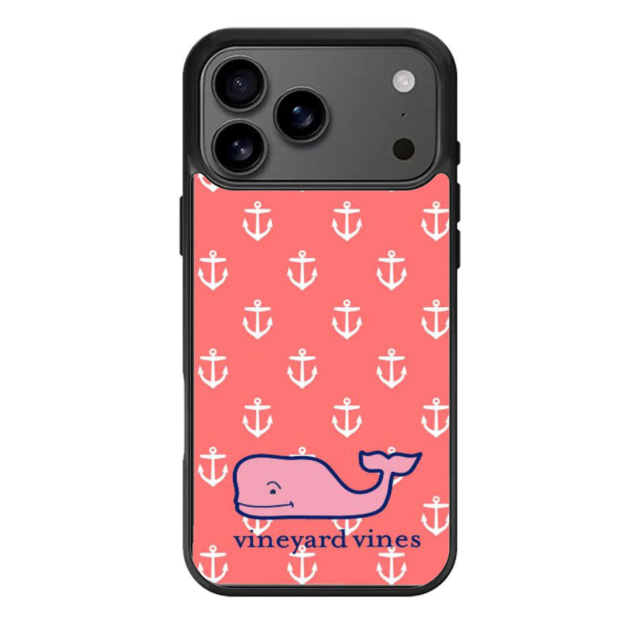 Vineyard Vines Pink Logo iPhone 17 Case