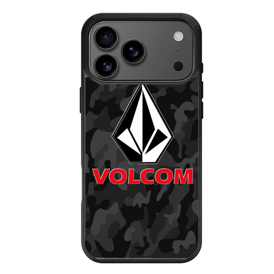 Volcom Black Camo iPhone 17 Case
