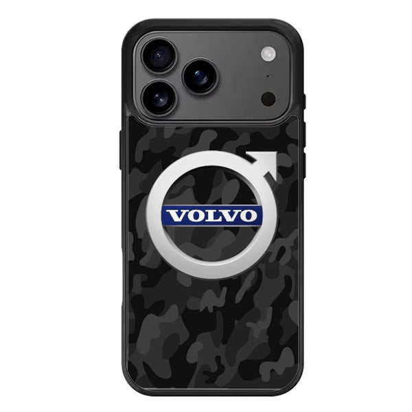 Volvo Black Camo iPhone 17 Case