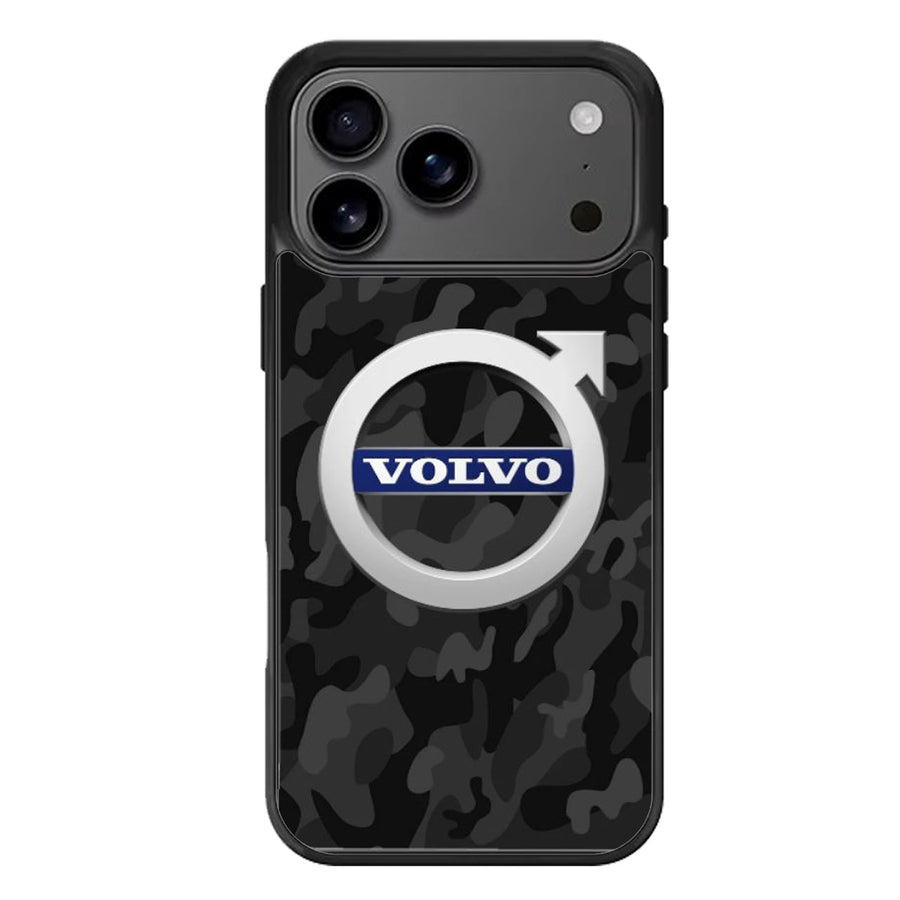 Volvo Black Camo iPhone 17 Case