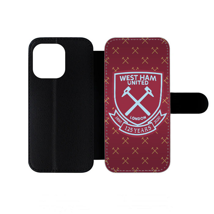West Ham United Red Logo iPhone Wallet Case