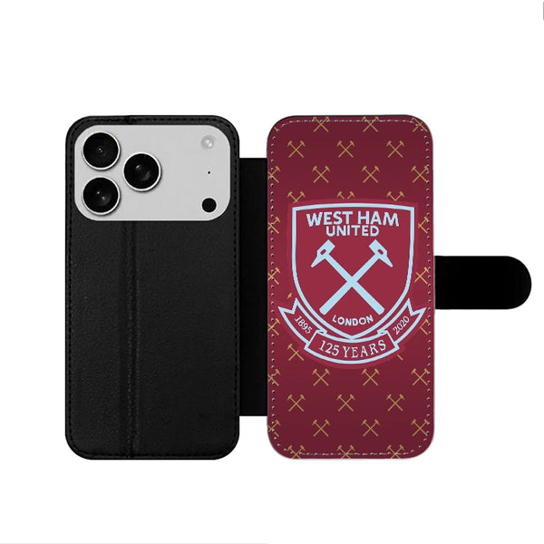 West Ham United Red Logo iPhone 17 Wallet Case