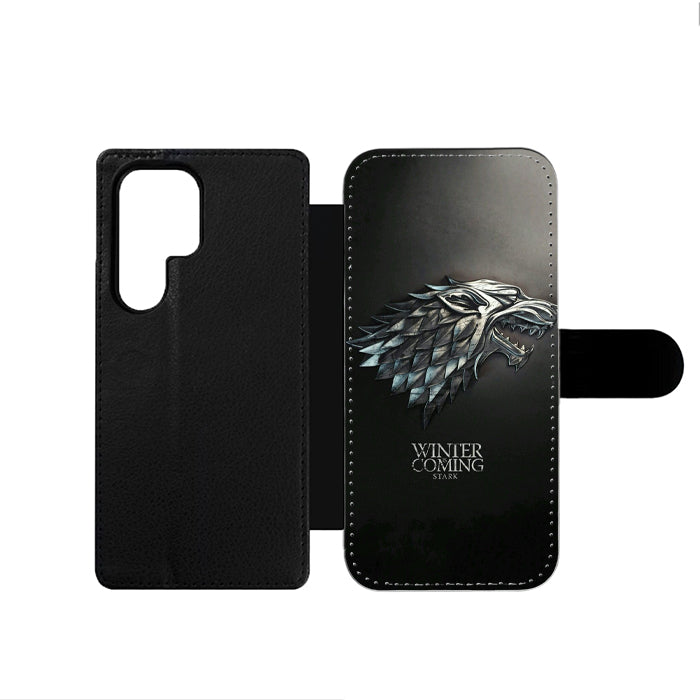 Winter Is Coming House Stark Samsung Wallet Case