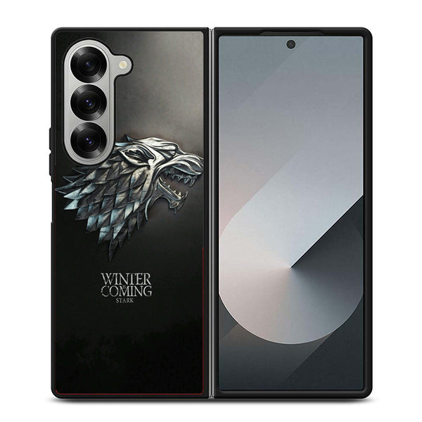 Winter Is Coming House Stark Samsung Z Fold Case