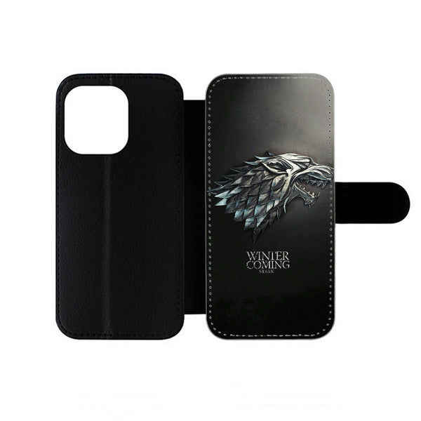Winter Is Coming House Stark iPhone Wallet Case