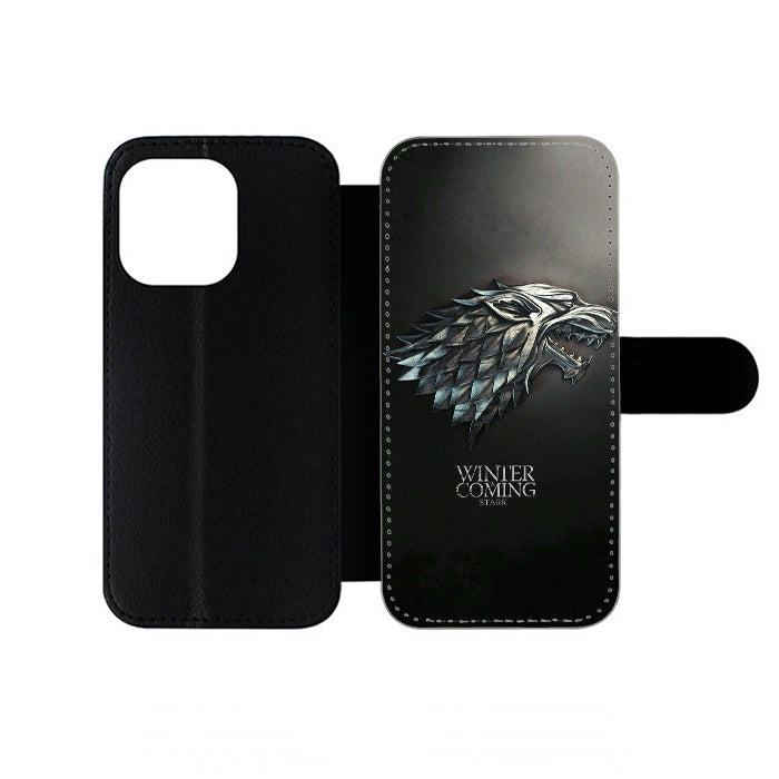 Winter Is Coming House Stark iPhone Wallet Case