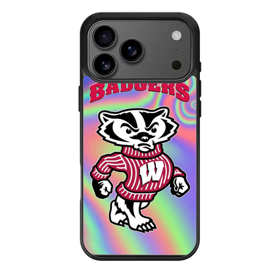 Wisconsin Badgers Holographic iPhone 17 Case