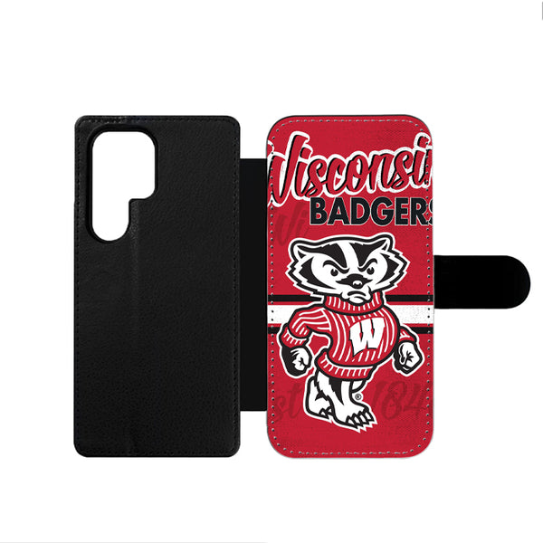 Wisconsin Badgers Mascot Samsung Wallet Case
