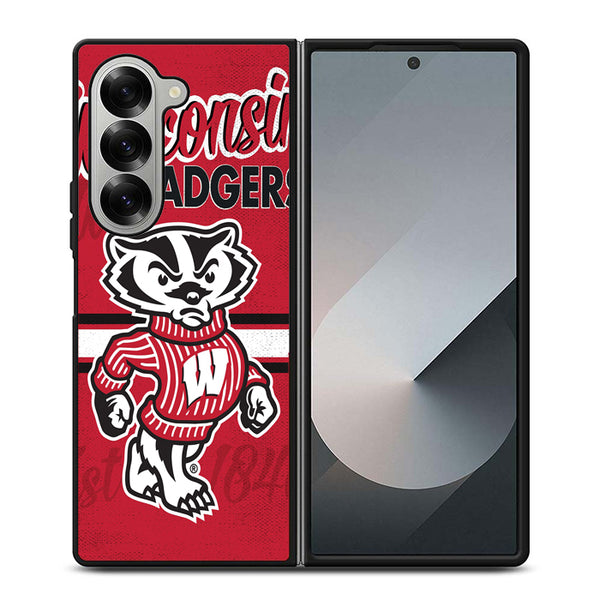 Wisconsin Badgers Mascot Samsung Z Fold Case