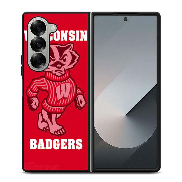Wisconsin Badgers Samsung Z Fold 6 Case